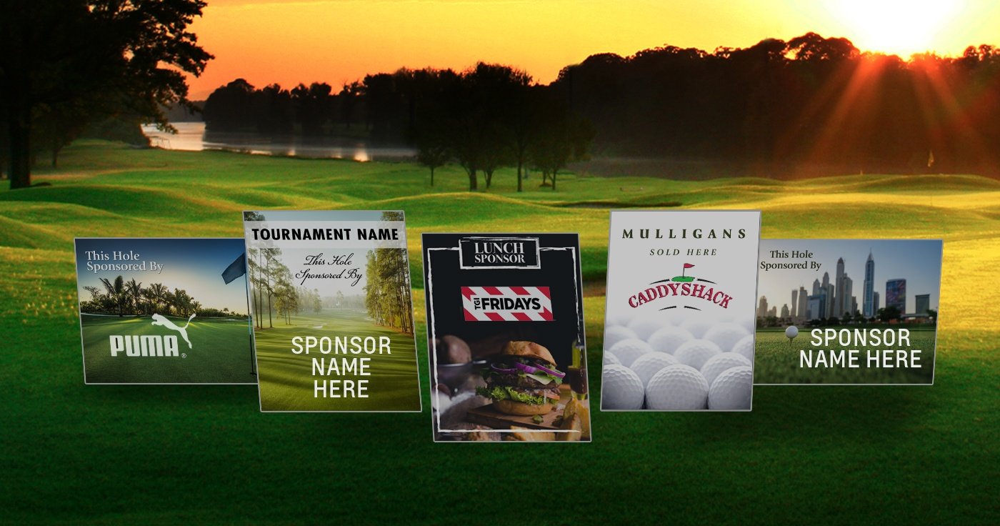 Golf Tournament Signs Golf Sponsor Signs American Hole N One